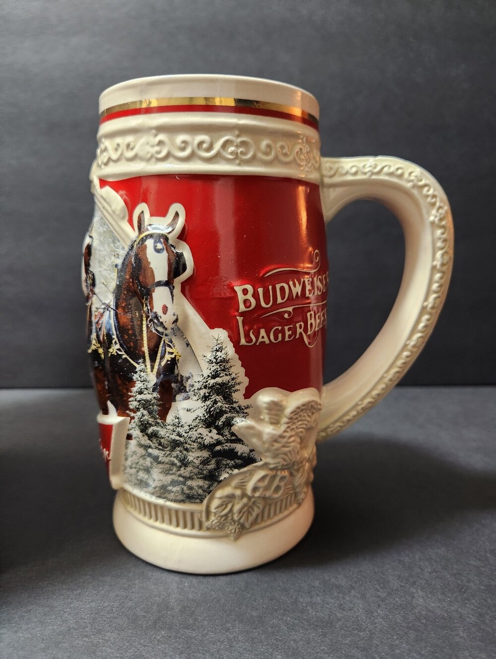 2015 Budweiser Holiday Stein